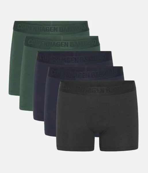 Copenhagen Bamboo Copenhagen Bamboo 5 Paar Bamboo Unterhosen schwarz, army, navy – Produktbild 1 von 3
