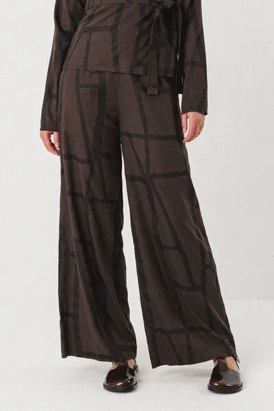 SKFK SKFK Palazzohose Ekieta - Kintsugi Brown – Produktbild 4 von 4