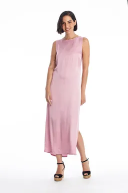 RAVENS VIEW IBIZA RAVENS VIEW IBIZA Damen vegan Kleid Liv Malva Rosa – Produktbild 1 von 1