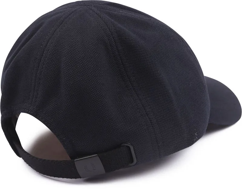 Fred Perry Fred Perry Cap Logo Navy -, Blau, – Produktbild 4 von 4