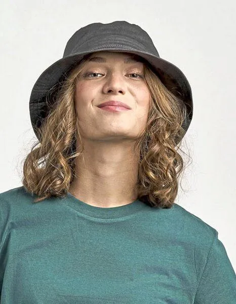 Atlantis Headwear Atlantis Headwear Damen / Herren Fischerhut Sonnenschutz Baumwolle 9 Farben, Dunkelgrau, – Produktbild 2 von 2
