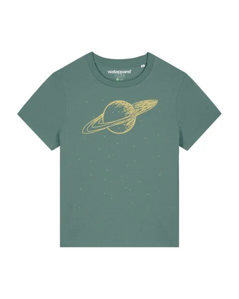 watapparel watapparel T-Shirt Frauen Saturn, Green bay, – Produktbild 1 von 3