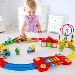 Hape Hape Eisenbahnset Regenbogen-Puzzle – Produktbild 1 von 1