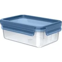 EMSA EMSA Frischhaltedose "Clip und Close" 1,0 l, transparent/blau – Produktbild 1 von 1
