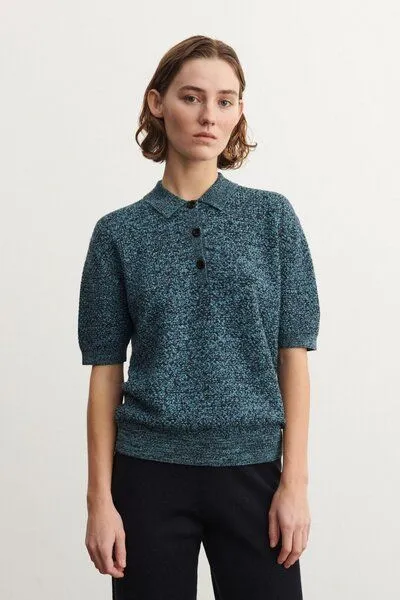FUB FUB - Polo, Blau (aqua/dark navy), – Produktbild 1 von 3