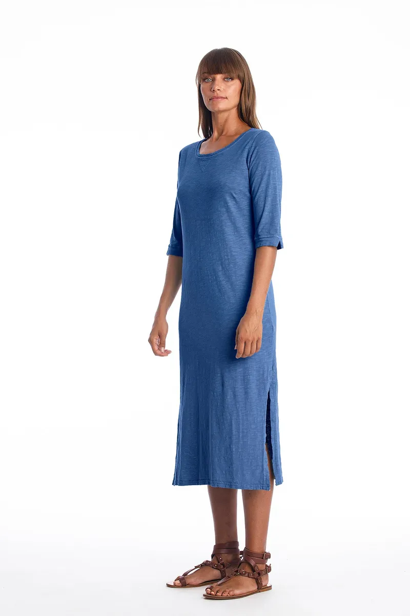 RAVENS VIEW IBIZA RAVENS VIEW IBIZA Damen vegan Kleid Maxi Mia Indigoblau, Dunkelblau, – Produktbild 1 von 1