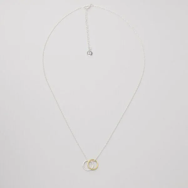 fejn jewelry fejn jewelry Kette 'bicolor circle', Gold, – Produktbild 2 von 2