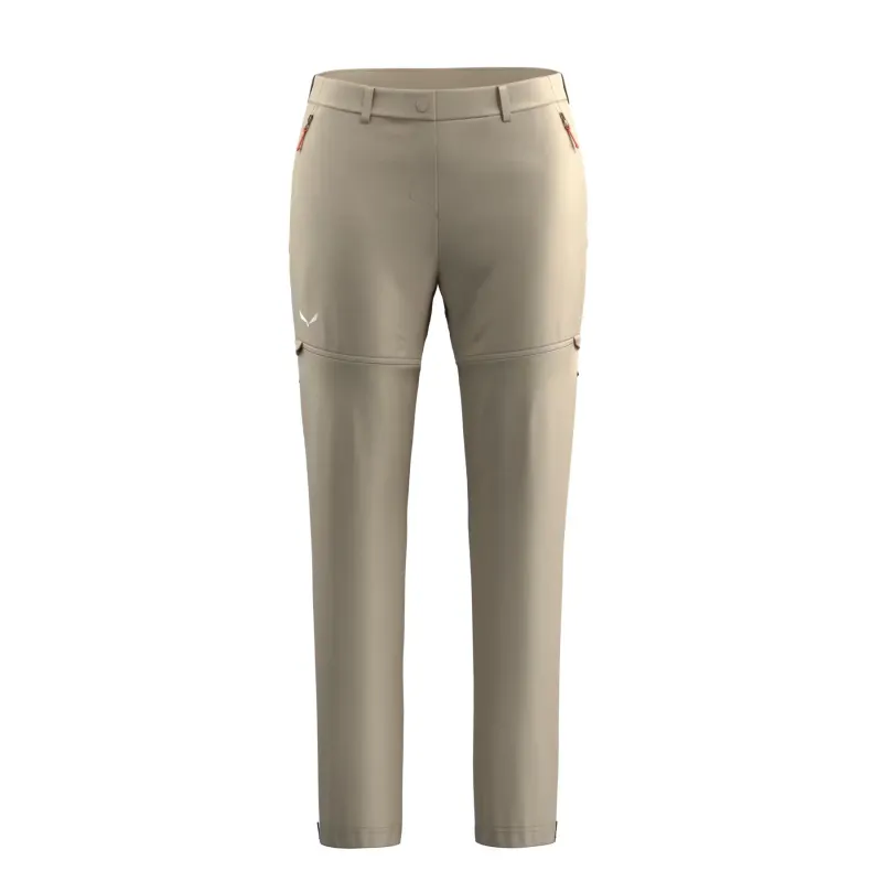 Salewa 2-in-1 Wanderhose Damen Salewa Puez Talvena Dst, Beige, – Produktbild 1 von 1