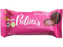 Lini's Bites Lini's Bites Bio-Dattelkugel "Pralinis", Raspberry Almond Caramel, vegan, 46 g – Produktbild 1 von 1