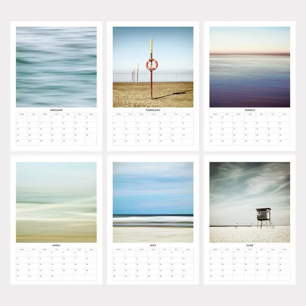Photocircle Photocircle Nordsee Wandkalender 2027 – Die Farben des Meeres – Produktbild 2 von 4