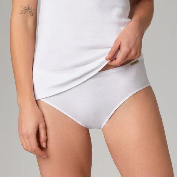 comazo|earth comazo|earth Fairtrade Pure Cotton Jazz-Pants | GOTS zertifiziert, Weiss, – Produktbild 1 von 4