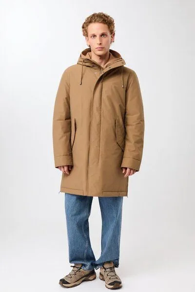 LangerChen LangerChen Langer Parka wattiert mit Funktion, Oak (braun), – Produktbild 1 von 4