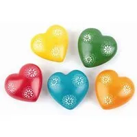 El Puente El Puente Herz aus Kisii-Speckstein "Blume" | Fair Trade & Handmade aus Kenia – Produktbild 1 von 1