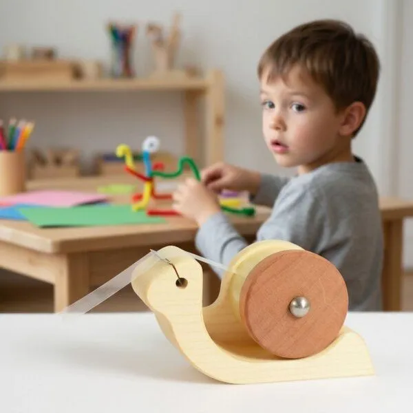 4betterdays 4betterdays Klebefilmabroller aus Ahorn und Birne - 'Tape It' – Produktbild 3 von 5