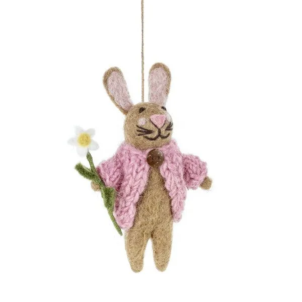 Felt So Good felt so good Osterhase mit Blümchen aus Filz – Produktbild 1 von 1