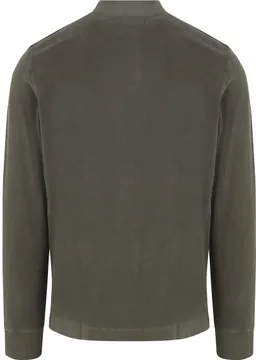 Marc O'Polo Marc O'Polo Longsleeve Poloshirt Olivgrün - Größe XXL – Produktbild 1 von 1