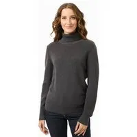 ORGANICATION ORGANICATION Rollkragenpullover aus Bio-Baumwolle, Asphalt, – Produktbild 1 von 1