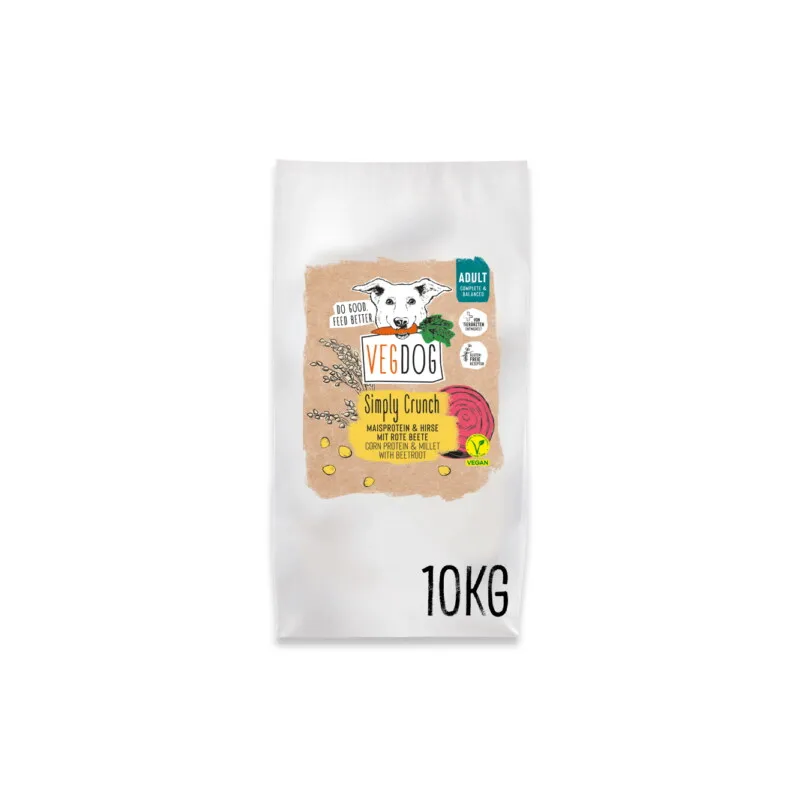 VEGDOG VEGDOG Trockenfutter Simply Crunch 10 kg – Produktbild 1 von 1