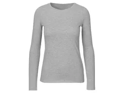 Neutral Neutral Bio-Damen-Langarmshirt mit Rundhalsaussschnitt grau, Gr. S – Produktbild 1 von 1