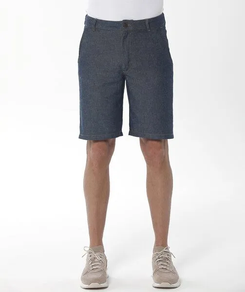ORGANICATION ORGANICATION Denim-Shorts aus Bio-Baumwolle und TENCEL Lyocell mit Hanf, Blau(save blue), – Produktbild 1 von 4