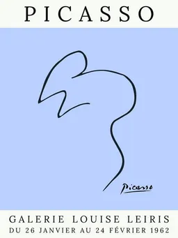 Photocircle Photocircle Poster / Leinwandbild - Picasso Maus – violett – Produktbild 1 von 1