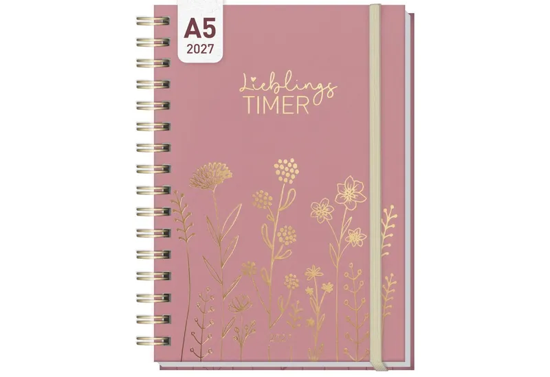 Häfft Häfft Terminkalender Lieblings-Timer 2027 A5 Ringbuch-Kalender – Produktbild 1 von 5