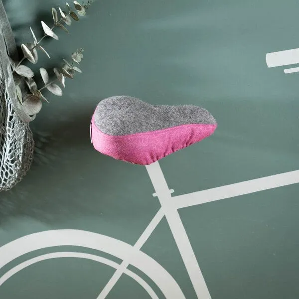 nahtur-design nahtur-design Sattelbezug aus Loden | Sitzheizung für Dein Fahrrad, Pink_02 (rosa), – Produktbild 1 von 5