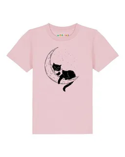 watabout.kids watabout.kids T-Shirt Kinder Katze auf dem Mond – Produktbild 1 von 1
