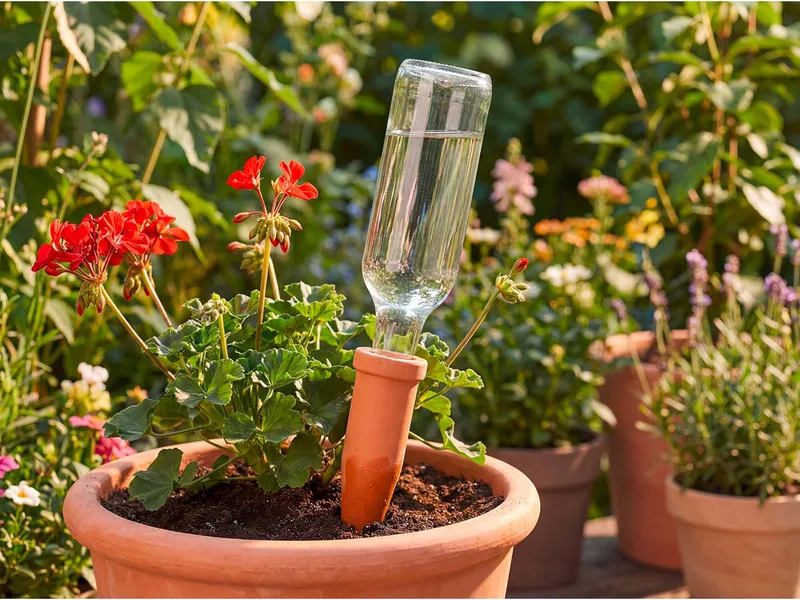 Fair Zone FAIR ZONE Self Watering Mini-Pots "Hydro Spikes" 4er Set Tonkegel – Produktbild 1 von 2