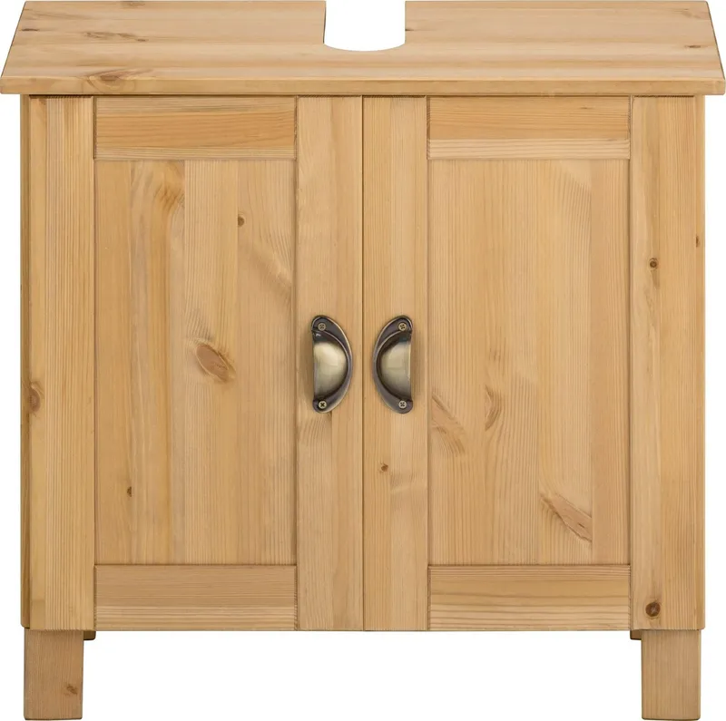 Home affaire Waschbeckenunterschrank Oslo Breite 60 cm, Beige, – Produktbild 3 von 5