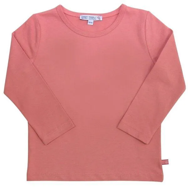 Enfant Terrible Enfant Terrible Kinder Uni Langarmshirt Bio-Baumwolle, Dark rose (rosa), – Produktbild 1 von 1