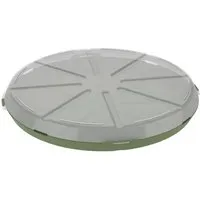 REuse REuse Pizzabox take away Verpackung - Essensbehälter to go, Grün transparent, – Produktbild 1 von 1