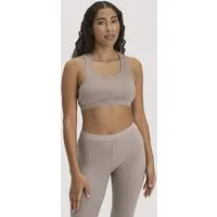 hessnatur hessnatur Bustier Racerback SOFT RIB aus Bio-Baumwolle, Mandelbraun, – Produktbild 1 von 1