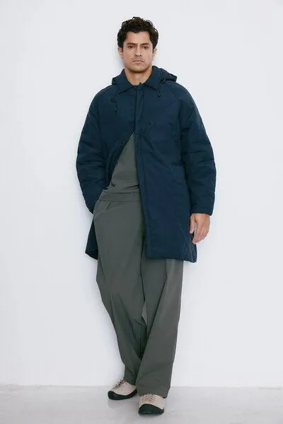 Unfeigned Unfeigned Puffed Coat WR, Dark Navy – Produktbild 3 von 4