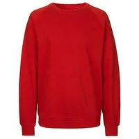 Neutral Neutral® Neutral Sweatshirt Pullover Sweater Pulli 100% GOTS Bio Baumwolle, Rot, – Produktbild 1 von 1