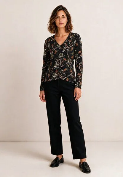 LANA Organic LANA Organic Wickelshirt, Modell Lisa, Ophelia schwarz - pepper, – Produktbild 3 von 4