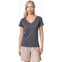 ORGANICATION ORGANICATION TAMARRA | T-Shirt aus TENCEL Modal und Bio-Baumwolle mit V-Ausschnitt, Shadow, – Produktbild 1 von 1