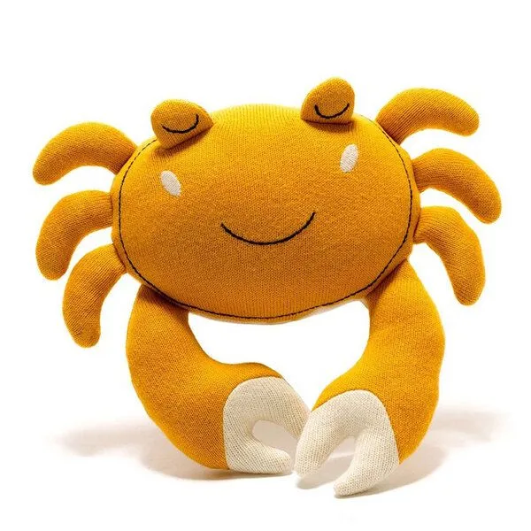 Best Years Kuscheltier Krabbe aus 100% Bio-Baumwolle, vegan – Produktbild 1 von 2