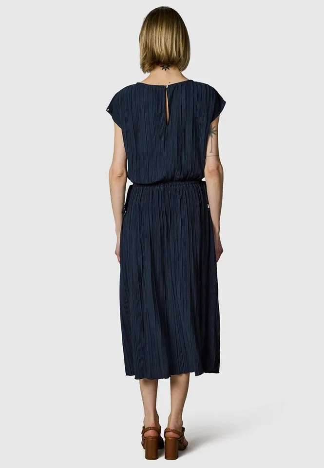 ragwear ragwear Plisseekleid Galit YOUMODO Lockeres Plissee-Sommerkleid, Blau, – Produktbild 3 von 5