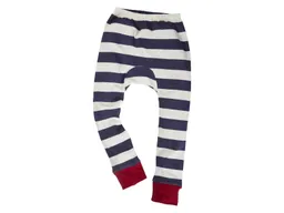 HANS NATUR Kinder Unterhose lang Bio-Baumwolle Blockstreifen Blau Gr. 98/104 – Produktbild 1 von 1
