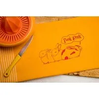 Hirschkind Hirschkind Bio-& Fair-Trade-Geschirrtuch "Punk-Rock" gelb – Produktbild 1 von 1