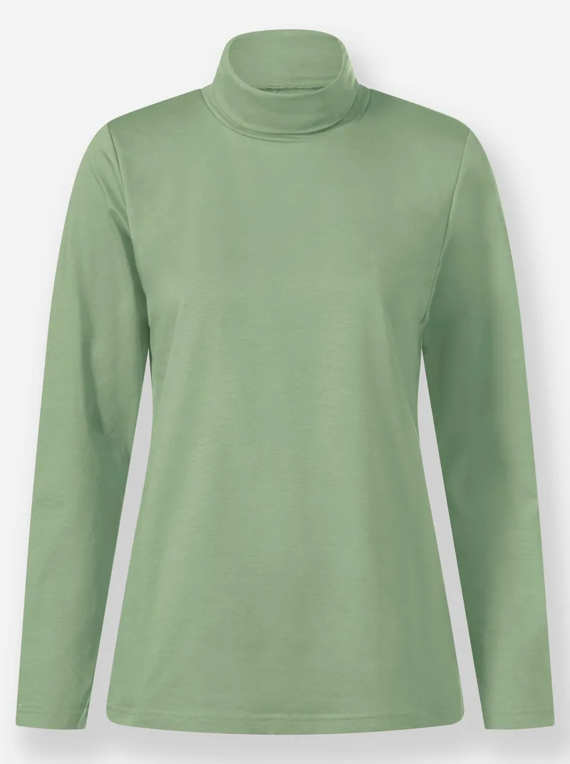 Witt Rollkragenshirt eucalyptus, Eucalyptus, – Produktbild 1 von 2