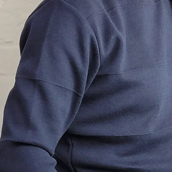 Wunderwerk Wunderwerk crewknit p. milano structure-stripe, 695 old navy (blau), – Produktbild 2 von 2
