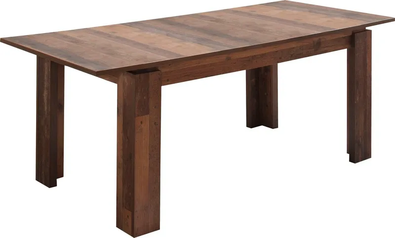 Home affaire Esstisch Tanum, Ausziehbarer Esszimmertisch 160-200 cm - Maße (B/T/H) 160/90/77 cm, Beige, – Produktbild 4 von 5