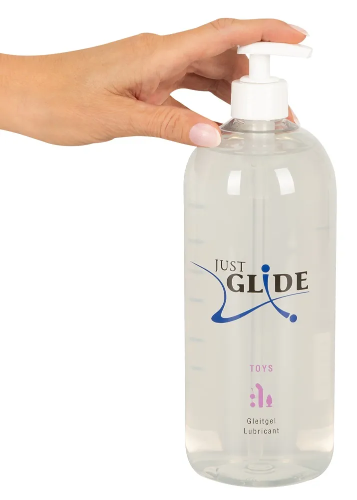 Just Glide Just Glide Gleitgel Toys - für die Verwendung mit Sexspielzeug, Liter-Flasche, Pumpflasche mit 1000ml, 1-tlg., extra dickflüssiges Gleitgel – Produktbild 4 von 4