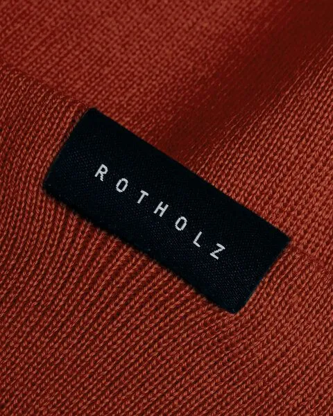 Rotholz Rotholz Kurze Mütze Merinowolle, Rot, – Produktbild 2 von 2