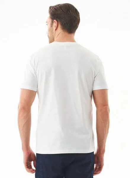 ORGANICATION ORGANICATION T-Shirt aus Bio-Baumwolle mit Fahrrad-Print, Weiß(off white), – Produktbild 4 von 4