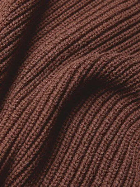 Givn Berlin Givn Berlin Schal GBJAKE aus Bio-Baumwoll Strick, Burned brown, – Produktbild 1 von 3