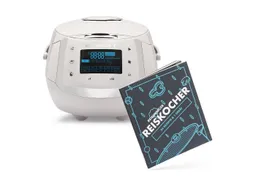 Reishunger Reishunger Reiskocher Digital – 1,5 L – Multikocher – 12 Programme – Keramikbeschichtung, 860 W, Timer- und Warmhaltefunktion, 7-Kochphasen-Technologie, LED-Display – Produktbild 1 von 1