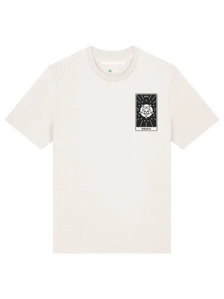 watapparel watapparel T-Shirt Unisex Tarot Death, Off white, – Produktbild 2 von 4